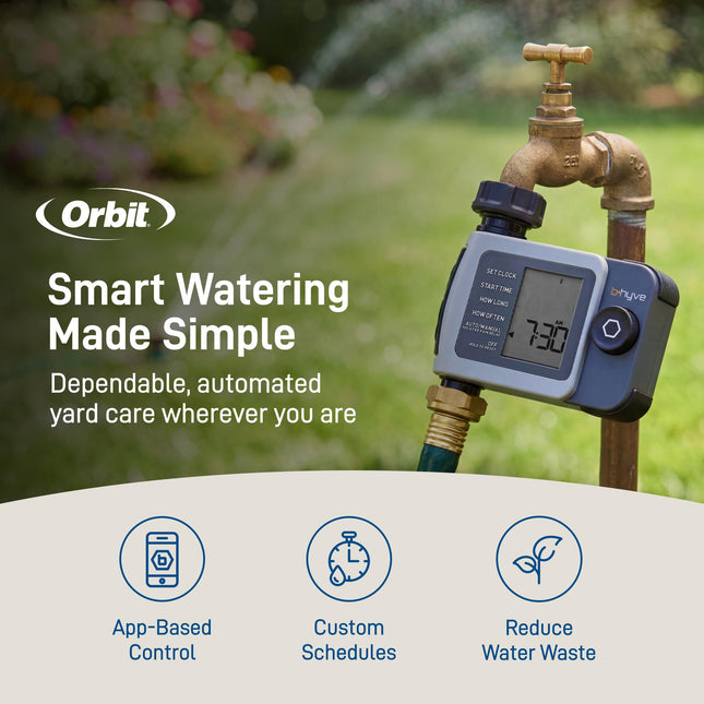 Orbit 24516 B-hyve XD 1-Port Smart Hose Watering Timer with Wi-Fi Hub