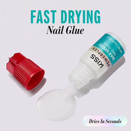 KISS Nail Glue Cyanoacrylate Liquid Nail Glue Glue Nail Clear
