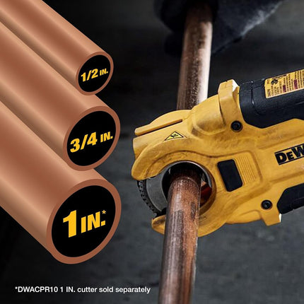 DEWALT Impact Connect Copper Pipe Cutter, Impact Driver Attachment, Tubing Cutter (DWACPRIR)