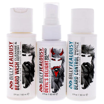 Billy Jealousy Wicked Beard Trio Kit Men 3 Pc