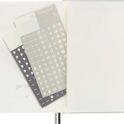 Moleskine Passion Journal Large/A5, Hochzeit, Hard Cover, Weiß