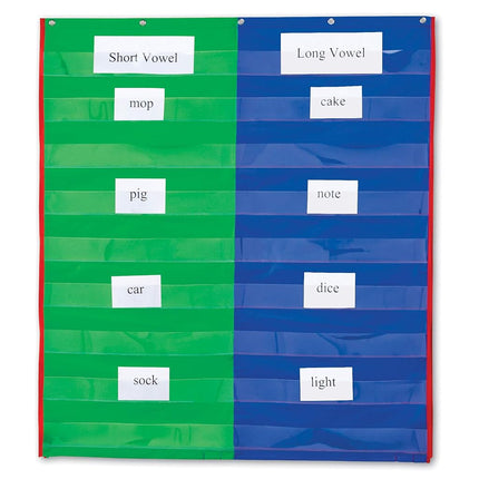 Learning Resources 2/4 Column Double-Sided Pocket Chart