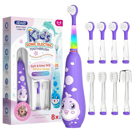 SEAGO Kids Electric Toothbrushes Rechargeable for 