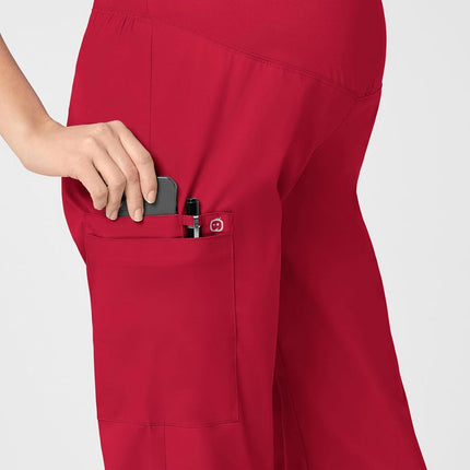 WONDERWINK Women's Wonderwork Maternity Pant, Red, Small