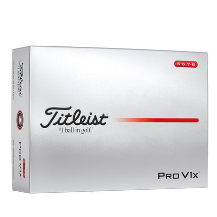 Titleist Pro V1x High #'s