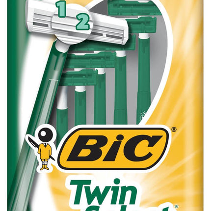 BIC Twin Select Men's Disposable Razor, 10 Count (