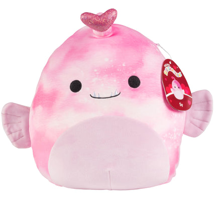 Squishmallows Original 25 cm Sy el peluche de pez pescador rosa de Pascua - Peluche oficial de Jazwares para el Día de la Madre - Juguete de peluche coleccionable suave y esponjoso - Regalo para madres, mujeres, niños y niñas