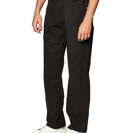 Dickies Men’s Relaxed Fit Sanded Duck Carpenter Jean, Black, 38W x 30L