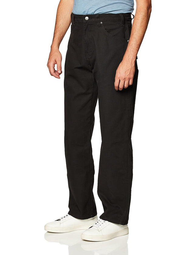 Dickies Men's Sanded Duck Carpenter Jean, Black, 42x32