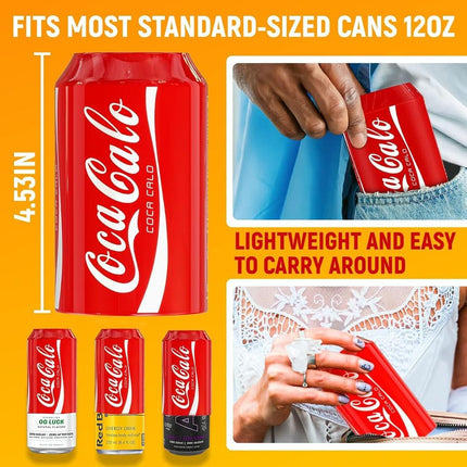 BeerSkin Silicone Can Covers that Look Like Soda 12 oz (355 ml) - 10 Pk