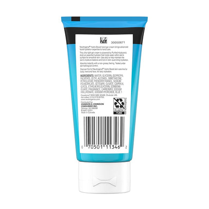 Neutrogena Hydro Boost Hand Gel Cream with Hyaluronic Acid for Soft, Supple, Light and Non-Greasy, 3 Ounce (pack of 3)