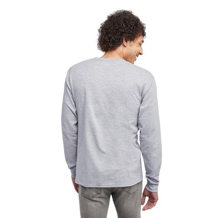 Hanes Men's Long-Sleeve ComfortSoft T-Shirt (Pack of 4) - Gray - Large