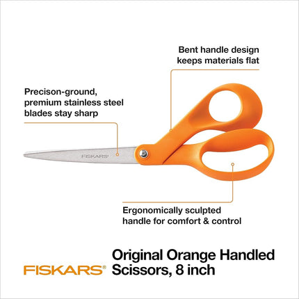 Fiskars The Original Orange Handled Scissors