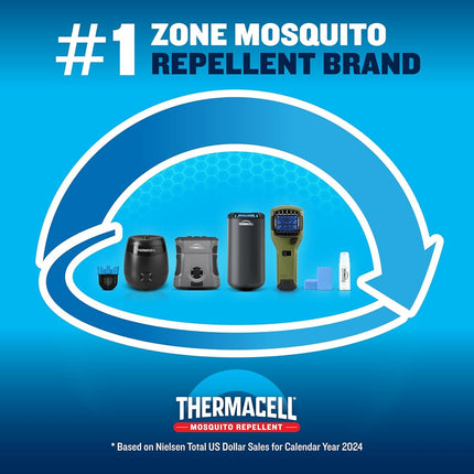 Thermacell Mosquito Repellent Refills, 36 Hrs Protection; Compatible with Any Fuel-Powered Repeller; Highly Effective, Long Lasting, No Spray or Mess; 15 Foot Zone of Mosquito Protection
