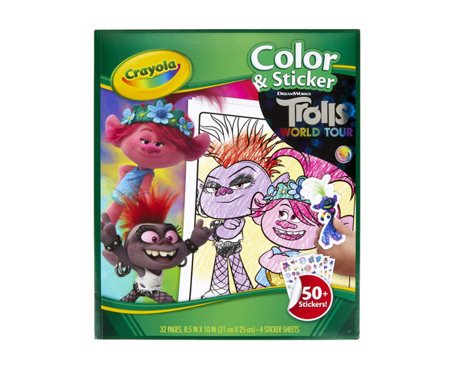 Crayola Trolls World Tour Color & Sticker Activity