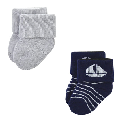 Luvable Friends Calcetines unisex de felpa para recién nacido y bebé, ballena, 0-6 meses