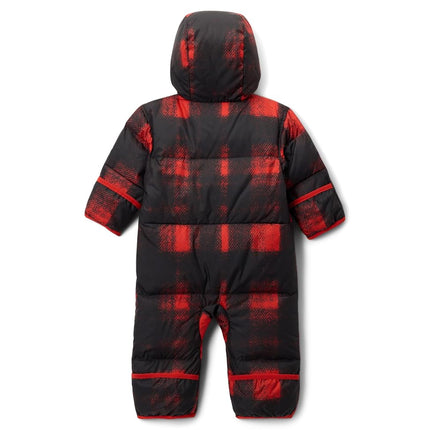 Columbia Youth Infant Snuggly Bunny 2 Bunting, Snowsuit Romper, Sail Red Omblur Tonal/Black, 3/6 Months