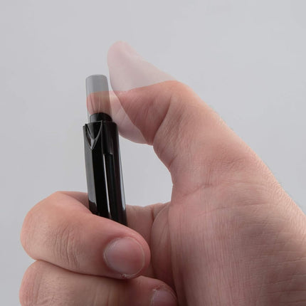 Permanent Retractable Marker Slim Type, 4.5mm Bullet Point, Black Ink, Box of 12