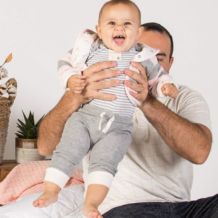 Burt's Bees Baby Sudaderas unisex-bebés, chaquetas ligeras con cremallera y capucha, algodón orgánico, Blossom A-bee-c, recién nacido