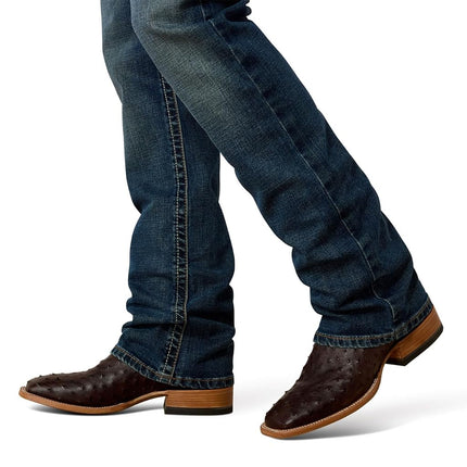 ARIAT Men's M4 Low Rise Boot Cut Jeans, Silverton, 30W x 38L, Silverton, Small