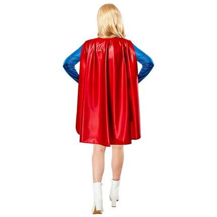 Rubie's Official Supergirl Ladies Fancy Dress, Assorted, M Halloween, Blue/Red