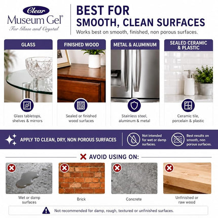 Ready America 33111 Museum Gel, Clear
