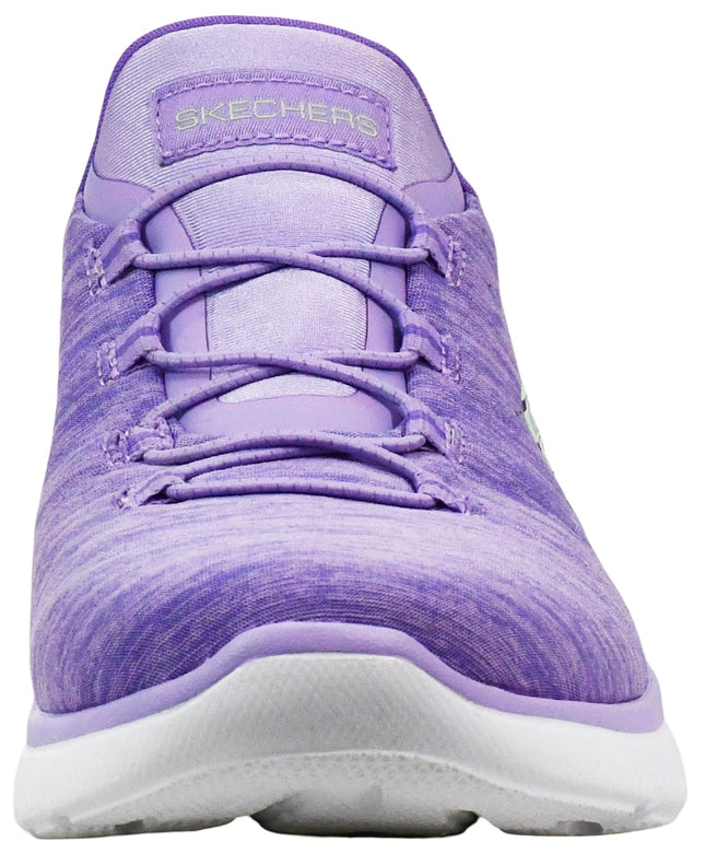 Skechers Women's Summits Dazzling Haze Hands Free Slip In Sneakers, Lavender, 8