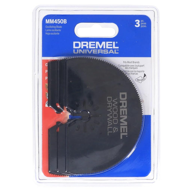 Dremel MM450B Multi-Max Wood Drywall Saw Blade, 3-Pack
