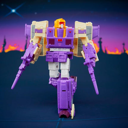 Transformers Studio Series The Transformers: The Movie Blitzwing, Collectible 3-in-1 Converting 7-inch Leader Class Action Figure, 8+
