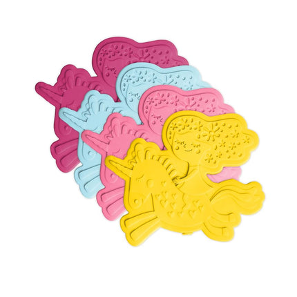 Simple Modern Character Shaped Ice Pack for Lunch Box | Slim, Reusable, Freezer Safe Icepack for Kids Bento Box, Lunch Bags, or Lunchbox | 4 Pack | Unicorn