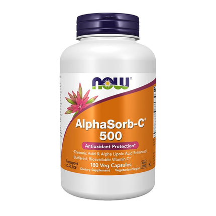 NOW AlphaSorb-C 500 mg,180 Capsules