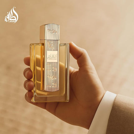Lattafa Angham Eau de Parfum Spray for Unisex, 3.4 Ounce