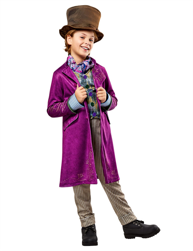 Rubies Wonka: Willy Wonka Costume for Kids, Boy's 