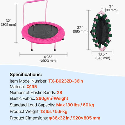 VEVOR Kids Trampoline