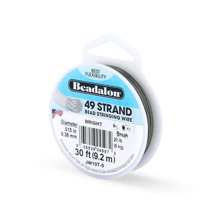 Beadalon 0.38 mm Diameter 9.2 m Reel 49 Strand Wir