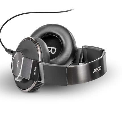 AKG Pro Audio K553 MKII Over-Ear, Closed-Back, Foldable Studio Headphones,Black