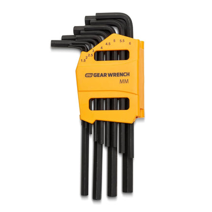 GEARWRENCH 13 Piece Long Arm Metric Hex Key Set - 
