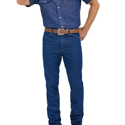 Wrangler Men's Cowboy Cut Slim Fit Jean Jeans, Prewashed Indigo, 31W / 30L