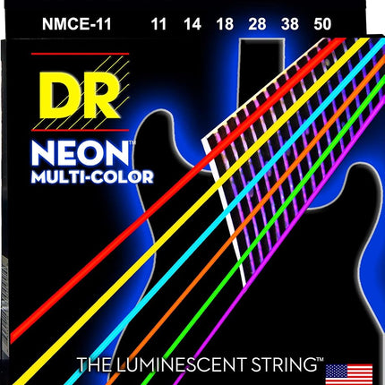 DR Strings NMCE-11 Hi-Def Neon Electric Heavy,Mult