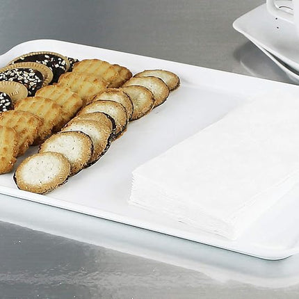 Calypso Basics by Reston Lloyd Melamine Rectangular Tray, White