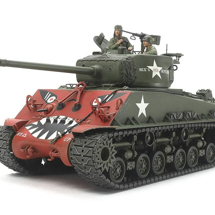 Tamiya 1/35 M4A3E8 Sherman Easy Eight w/GAZ67B