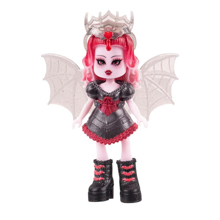 Royale High 3 Inch Dark Fairy Fashion Doll - 1 Figure with 9 Fashion Accessories - Virtual Item Code Included - Series 1 - Ages 5+