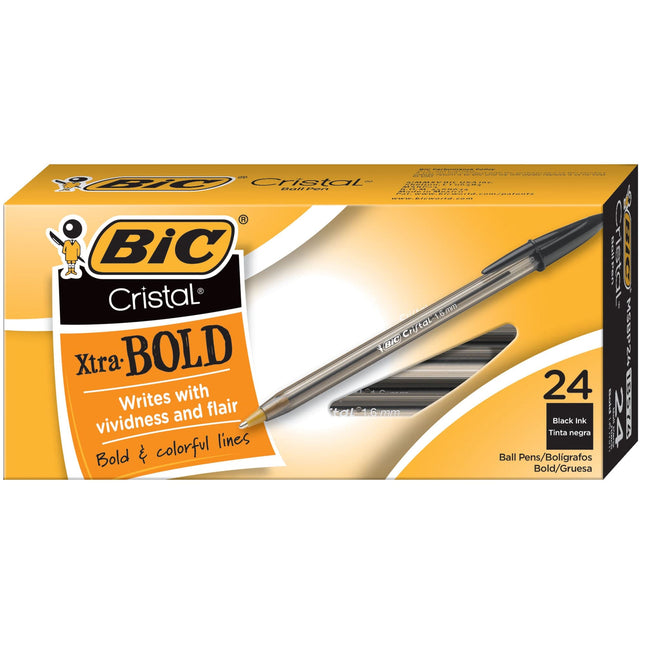 Bic Cristal Xtra Bold Ballpoint Pen, Bold Point (1