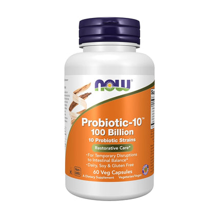 NOW Supplements, Probiotic-10™ 100 Billion with 10