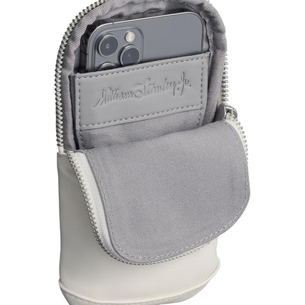Stanley Cross Bottle Essentials Case Midi | Cell Phone, Wallet, Water Bottle Keys | Leatherette Accessory Pouch | Cream