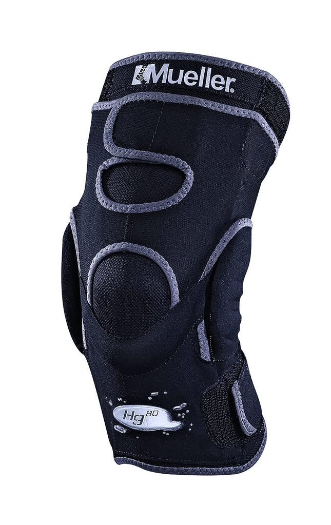Mueller Hg80 Hinged Knee Brace, Large, Black