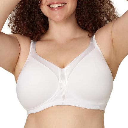Playtex Women's 18 Hour Sensational Sleek Wirefree Full Coverage Bra Us4803 - White - 40E