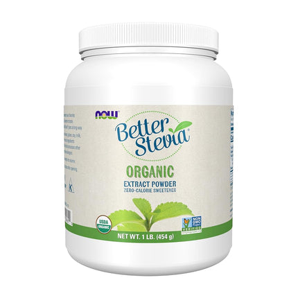 NOW Foods Organic Better Stevia Extract Powder, 16