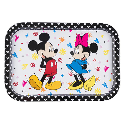 Disney Mickey Mouse Serving Trays - Minnie Mouse Serving Tray Bundle Includes 2 Mickey and Minnie Mouse Themed Food Trays | Mickey Mouse Food Platter