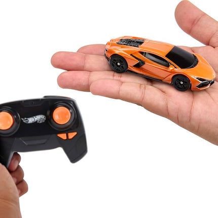 Hot Wheels RC 1:64 Scale Lamborghini Revuelto, Remote-Control Toy Car